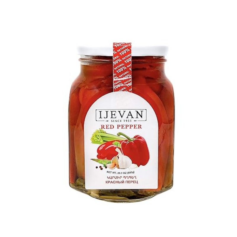 Armenian Red Peppers in Oil Ijevan 800g