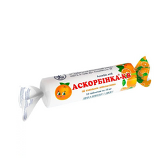 Ascorbic Acid Orange 10 pieces Ascorbinka