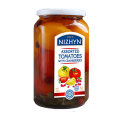 Assorted Tomatoes with Cranberries Nizhyn 920g