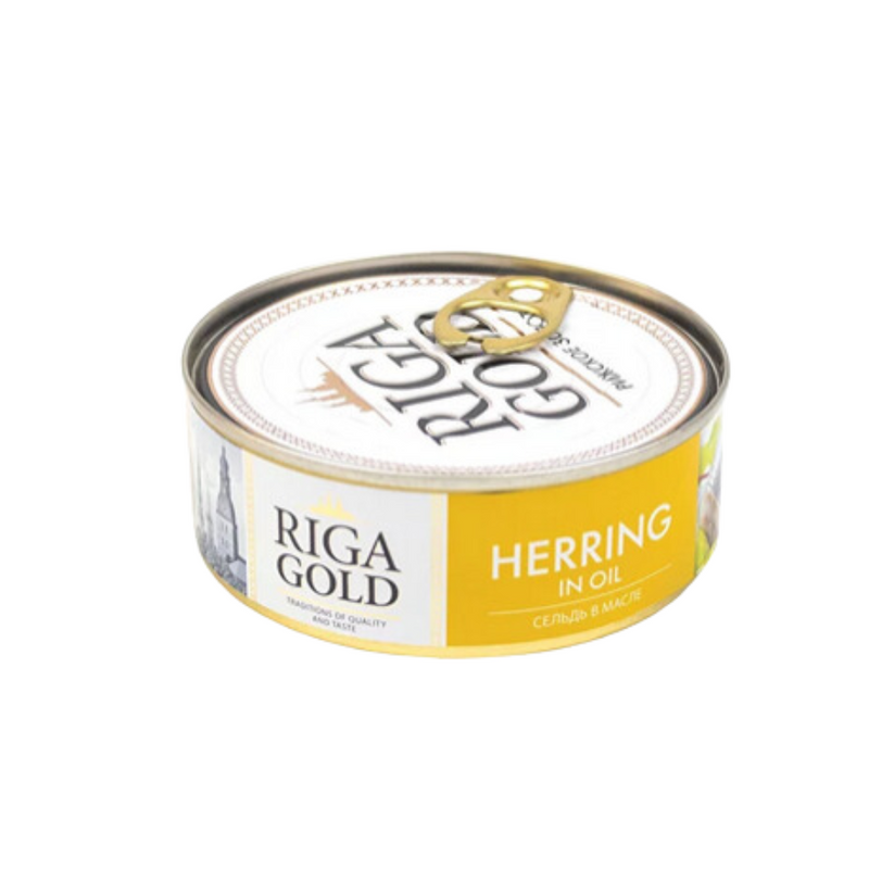 Atlantic Herring in Oil Riga Gold 240g