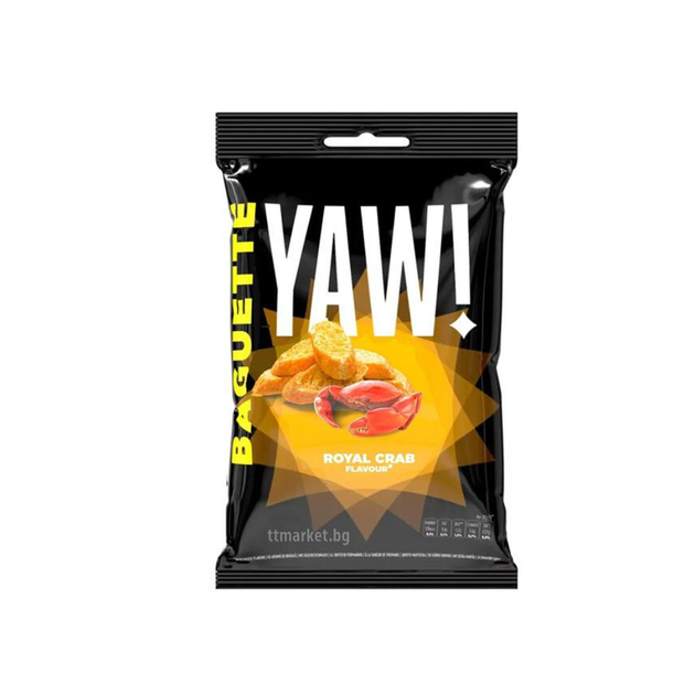 Baguette Snack Royal Crab YAW! 50g | Rodyna Shop
