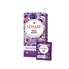 Black Tea Wild Berries Lovare 24 tea bags