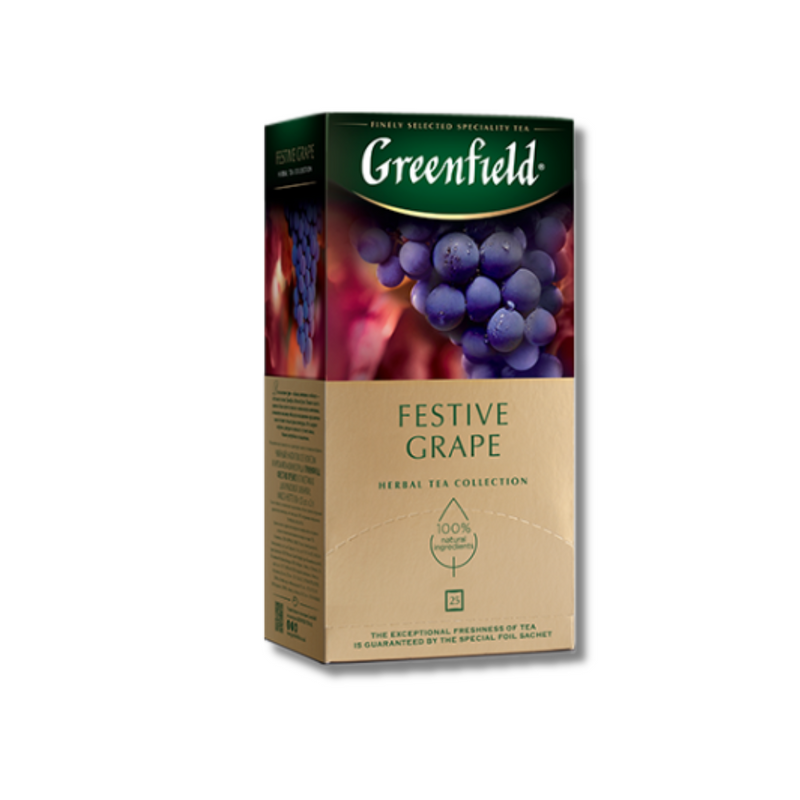 Black Tea Festive Grape Greenfield 25x2g