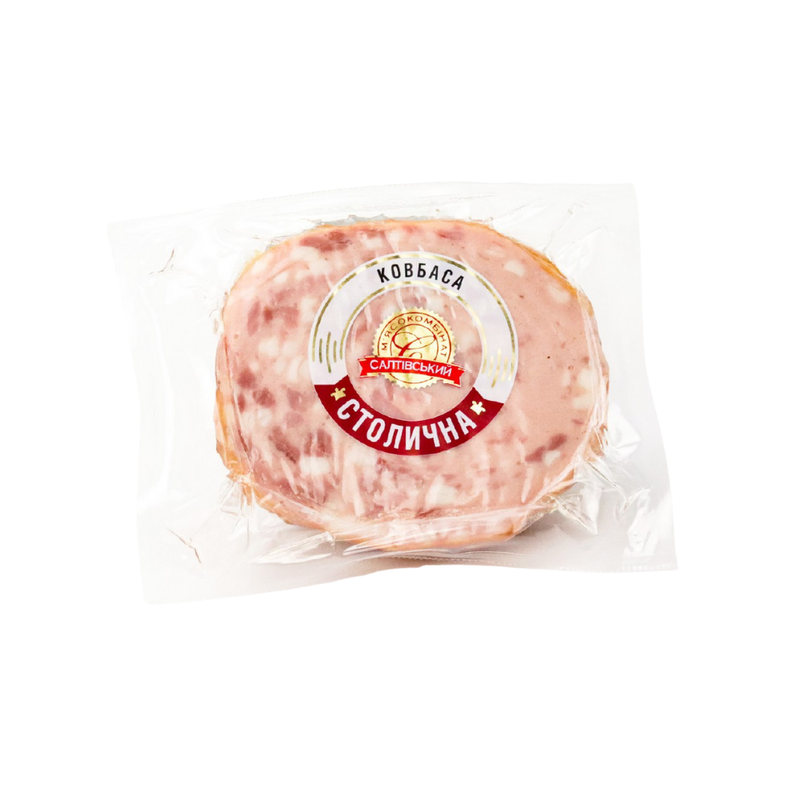 Boiled Sausage Stolichna Saltivskyi Miasokombinat ~550g