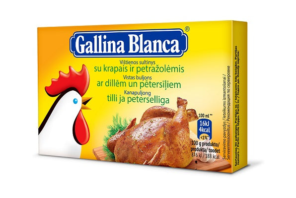 Chicken Stock with Dill Gallina Blanca 80g