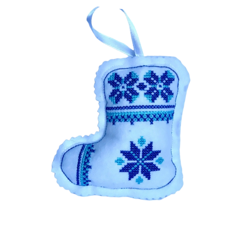 Christmas Tree Shoe Blue