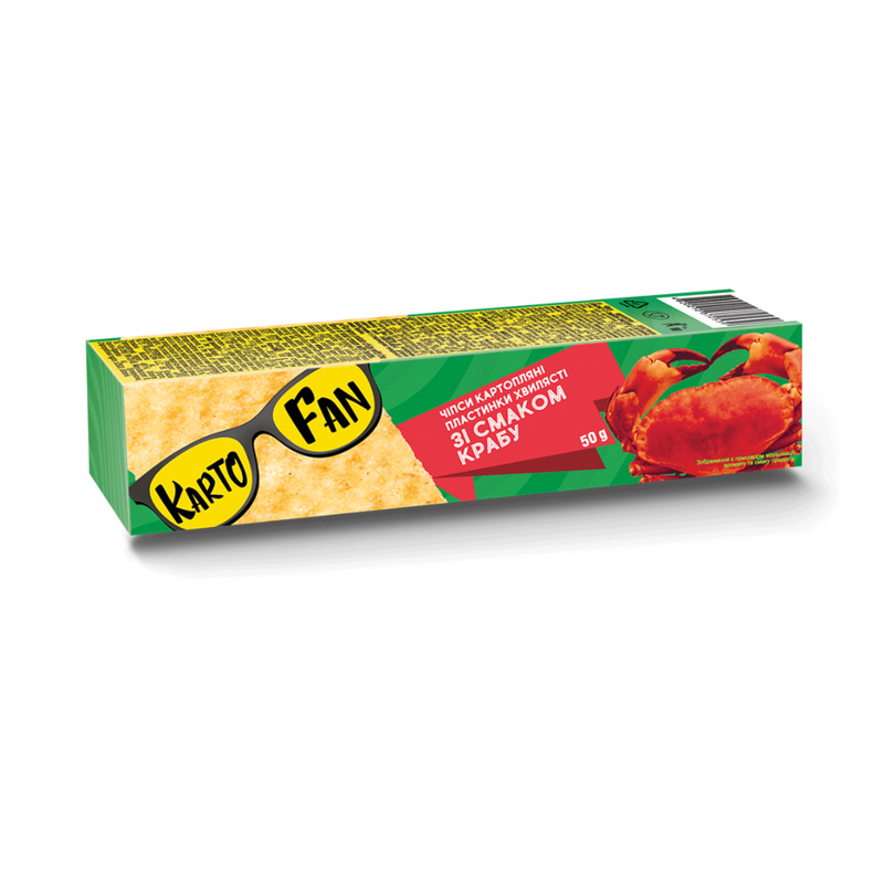 Crisps Crab Kartofan 50g