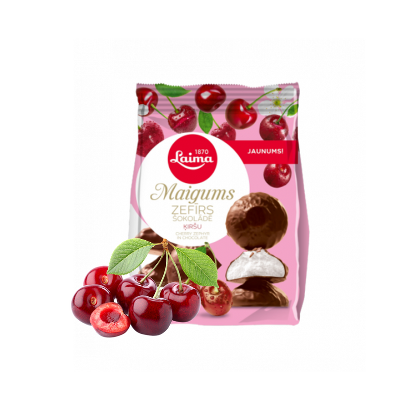 Marshmallow Glazed Cherry Laima 200g