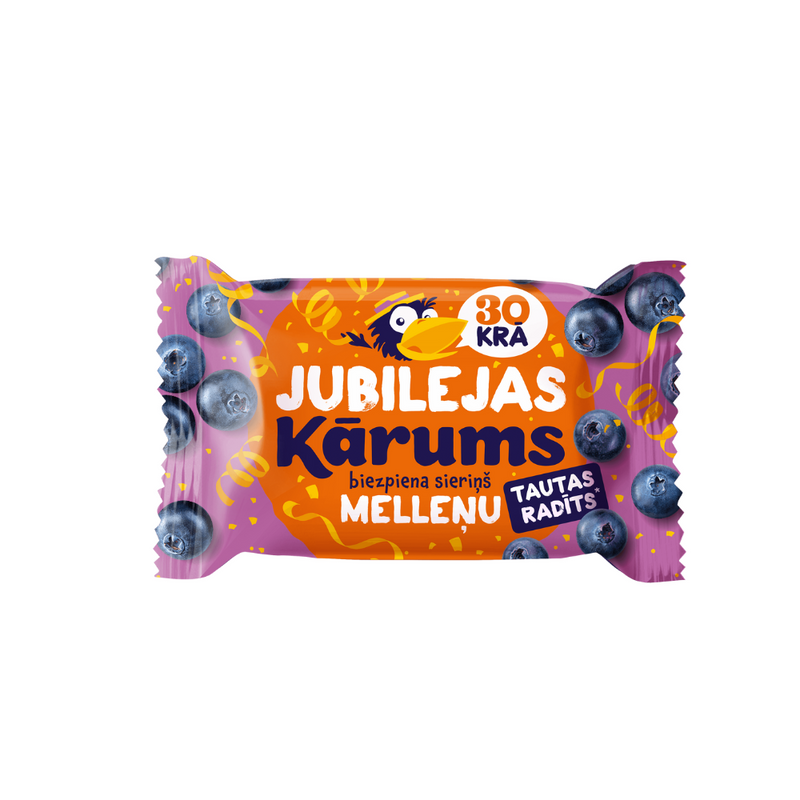 Glazed Curd Cheese Bar Blueberry Karums 45g
