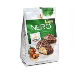 Happy Nero Nuts Wafers Flis 140g