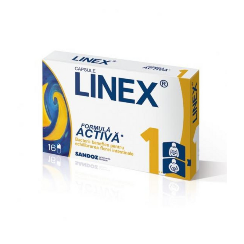 Linex1 Lek Pharmaceuticals 16 Capsules