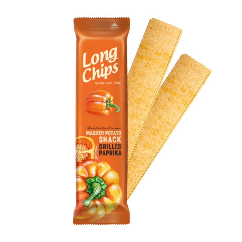 Long Chips Grilled Paprika 75g