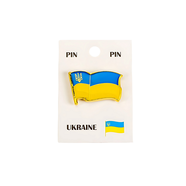 Patriotic Pin Badge Flag | Rodyna Shop