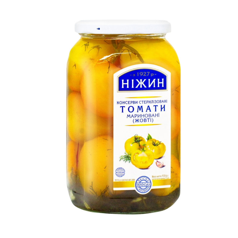 Marinated Yellow Tomatoes Nizhyn 920g