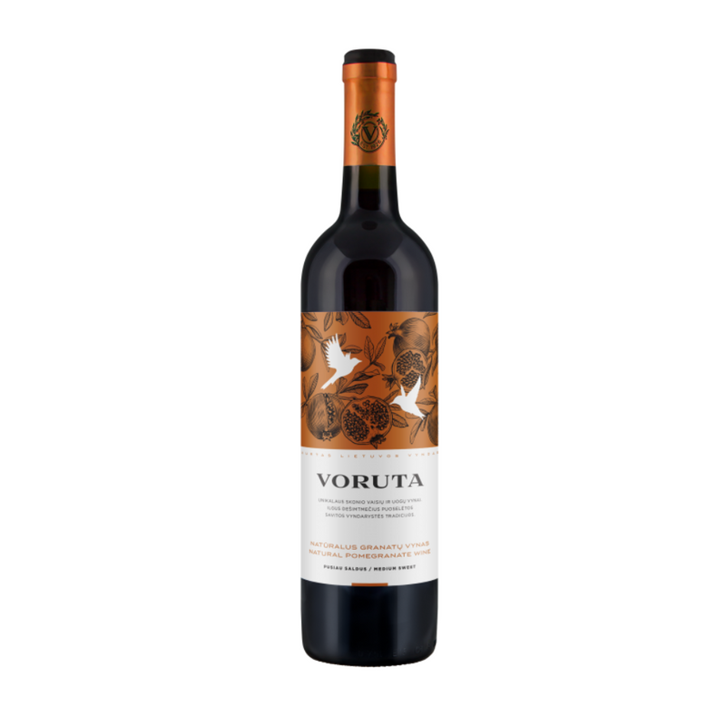 Natural Pomegranate Medium Sweet Wine Voruta 12% alc. 0.75L