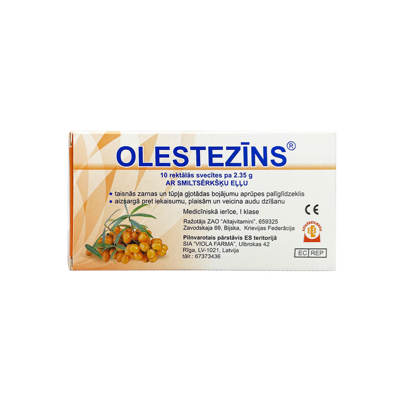 Olestezyn 10 Rectal Suppositories