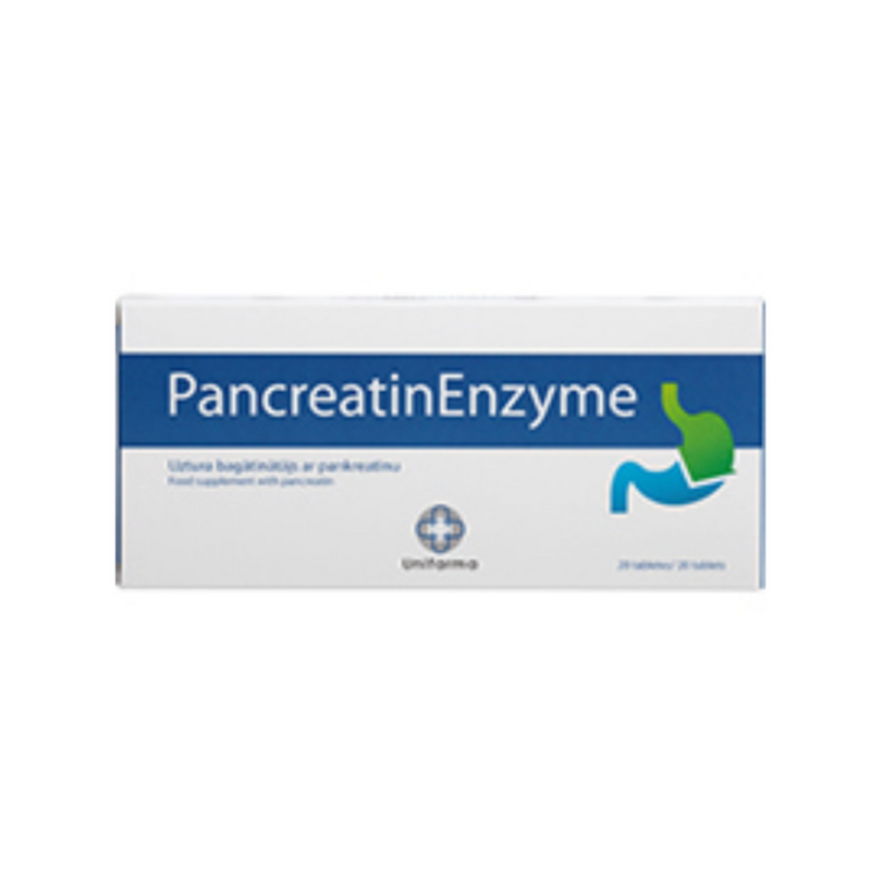 Pancreatin Enzyme Complex 20 Tablets