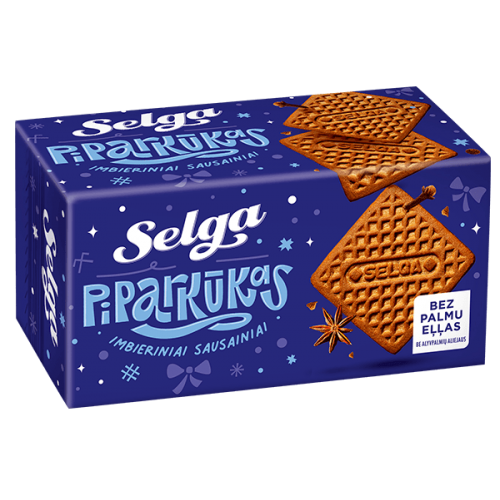 Piparkukas Christmas Gingerbread Biscuits Selga 180g