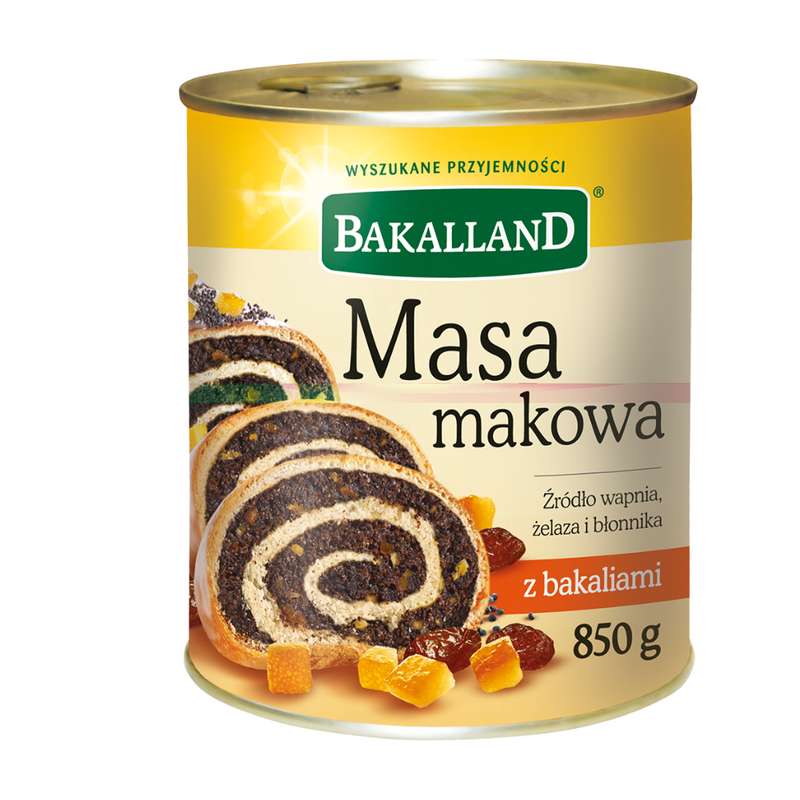 Poppyseed & dried Fruits Bakalland 850g