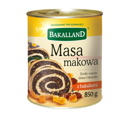 Poppyseed & dried Fruits Bakalland 850g