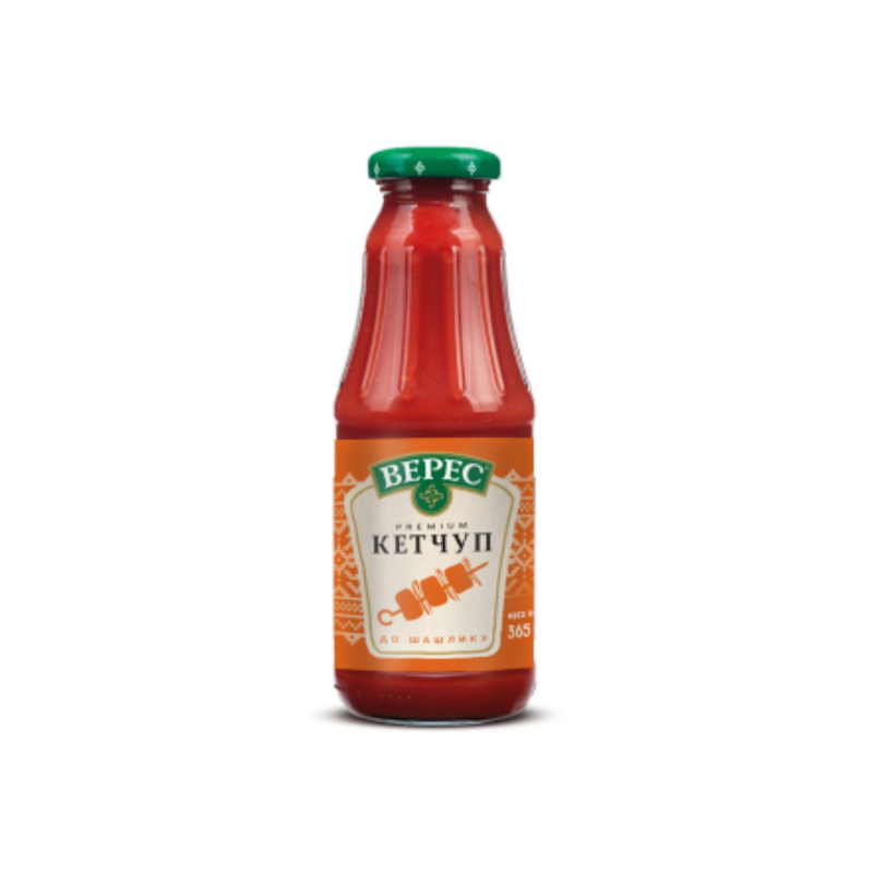 Premium Ketchup Barbecue Veres 365g