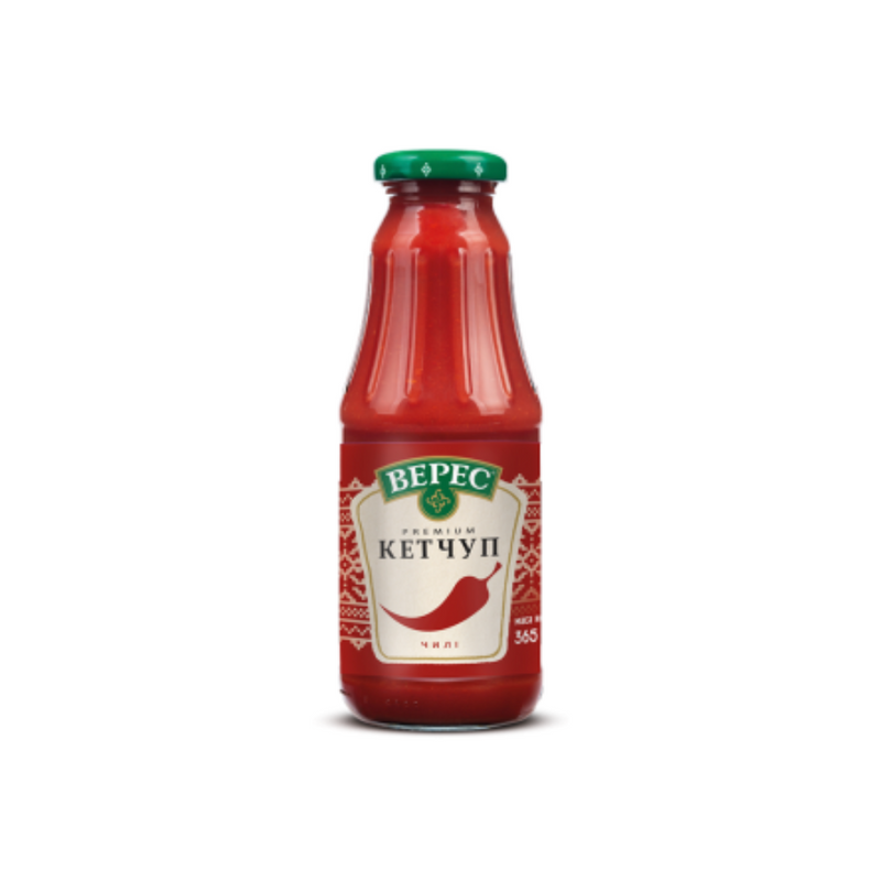 Premium Ketchup Chili Veres 365g