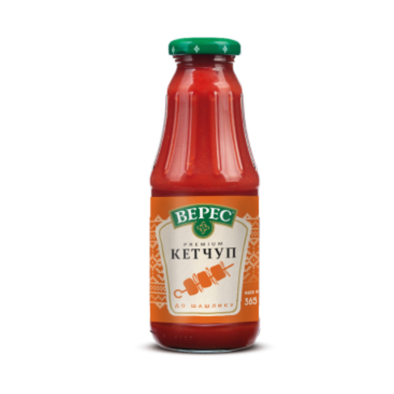 Premium Ketchup Barbecue Veres 365g