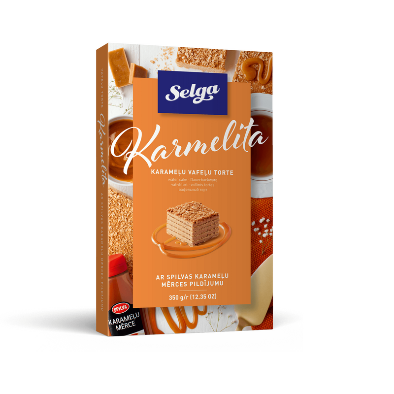 Karmelita Wafer Cake Selga 350g