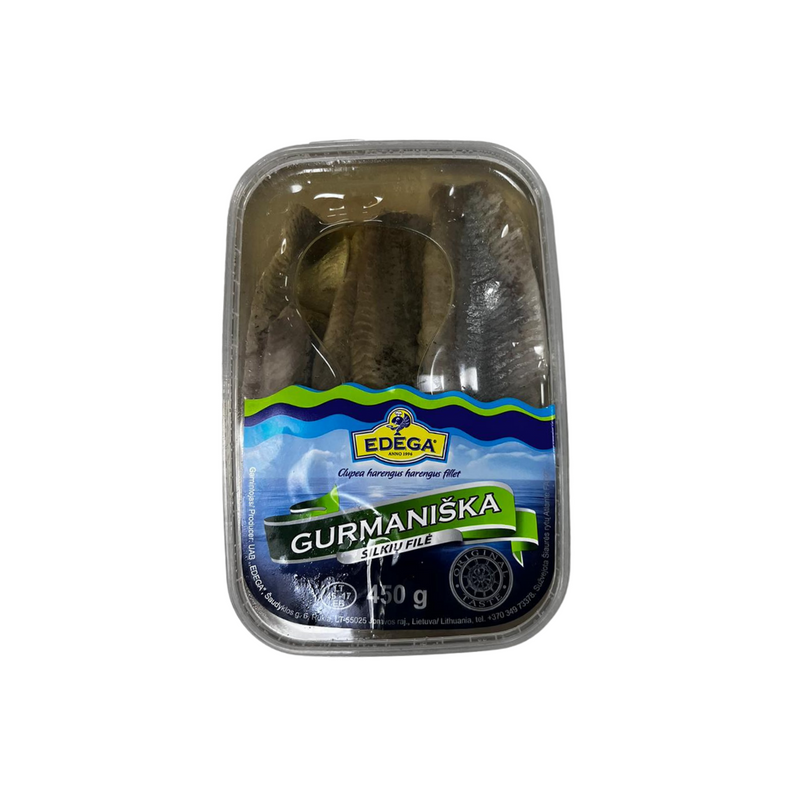 Salted Herring Fillet in Oil Gurmaniska Edega 450g