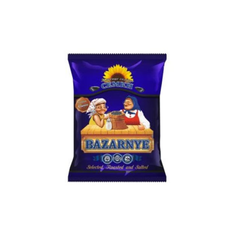 Salted and Roasted Sunflower Seeds Bazarnye 300g