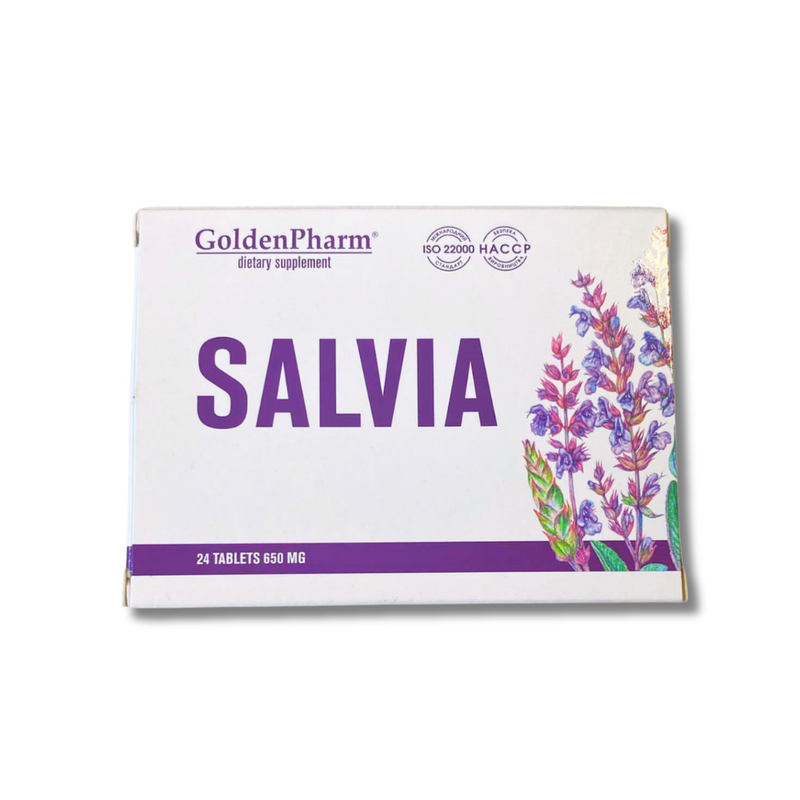 Salvia 24 Tablets 650mg GoldenPharm