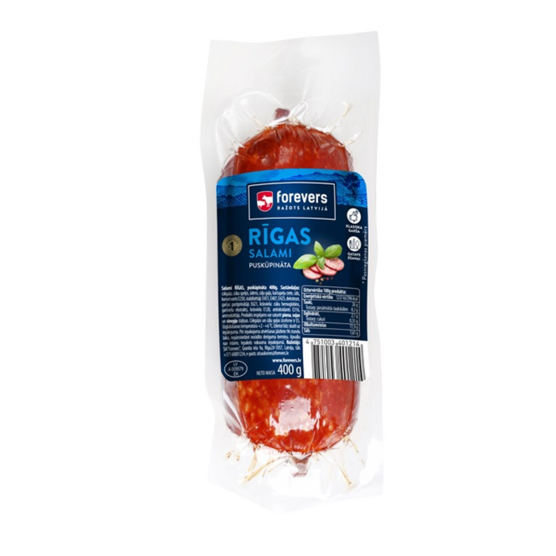 Semi-Smoked Salami Rigas Forevers 400g