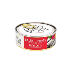 Sprats in Tomato Sauce Riga Gold 240g