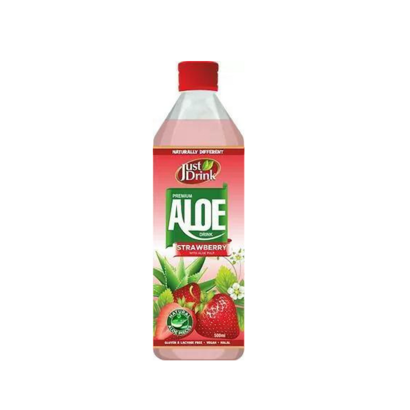 Strawberry Aloe Drink Just Drink 500ml