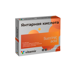 Succinic Acid 40 Tablets Vitamir