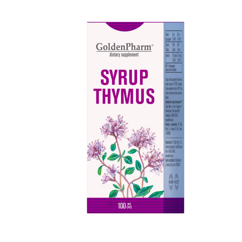 Syrup Thymus Golden Pharm 100ml