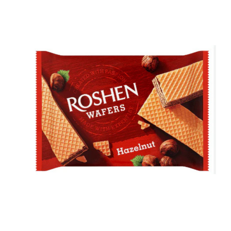 Wafers Hazelnut Flavor Roshen 72g