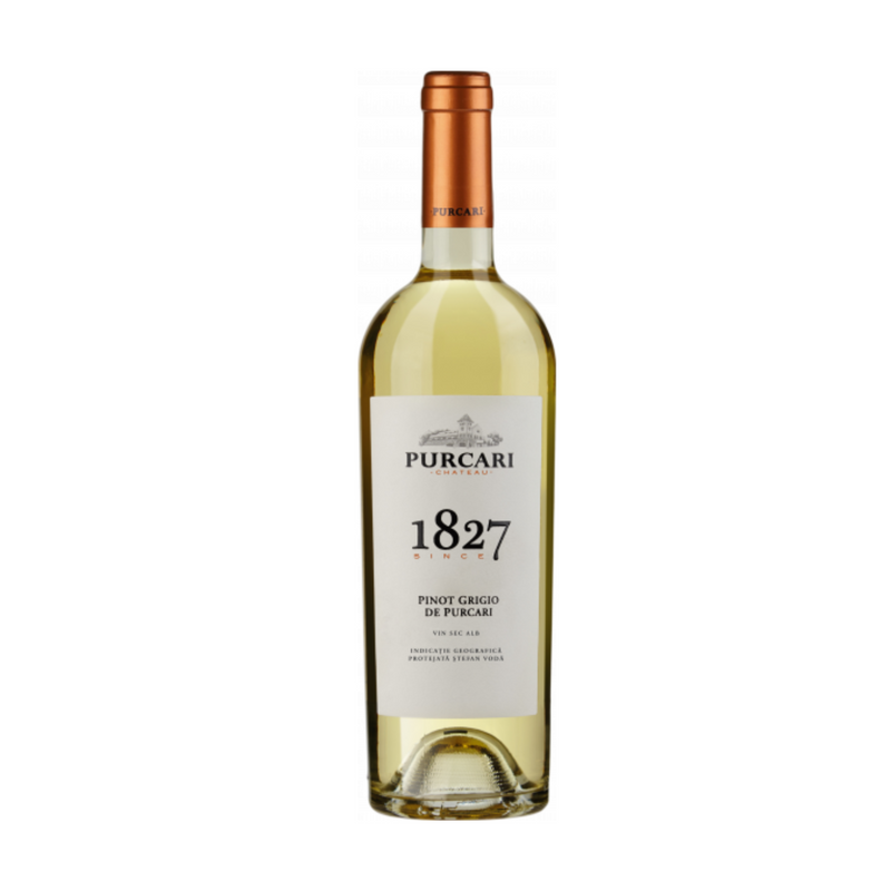 Wine White Dry Pinot Grigio Purcari 12.5% Alc. 0.75L