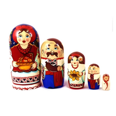 Wooden Doll 12.5cm Ukrainian Girl