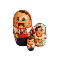 Wooden Doll 8.5cm Ukrainian Boy