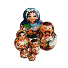 Wooden Doll Lampochka 15cm Ukrainian Girl