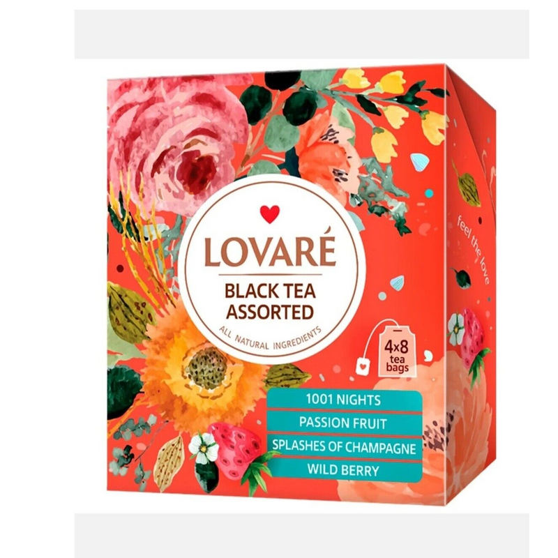 Black Tea Assortment Lovare 64g