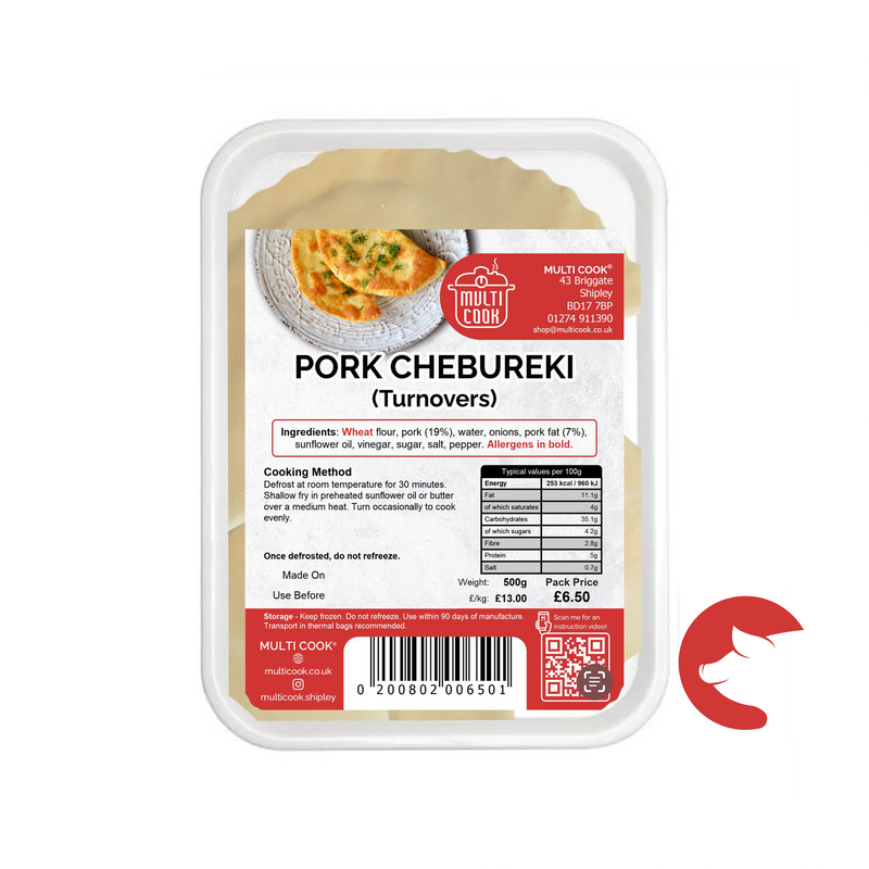 Pork Chebureki Multi Cook ~500g