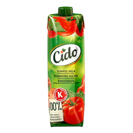 Tomato Juice Cido 100% 1L