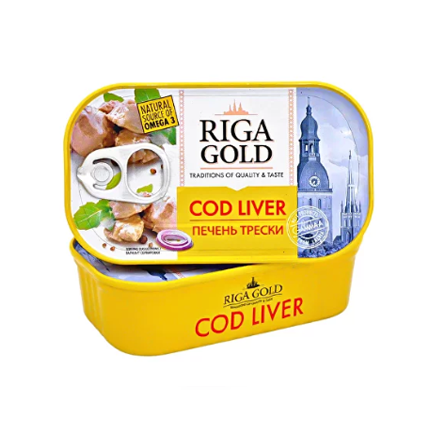 Cod Liver Riga Gold 121g