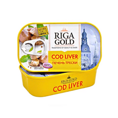 Cod Liver Riga Gold 121g