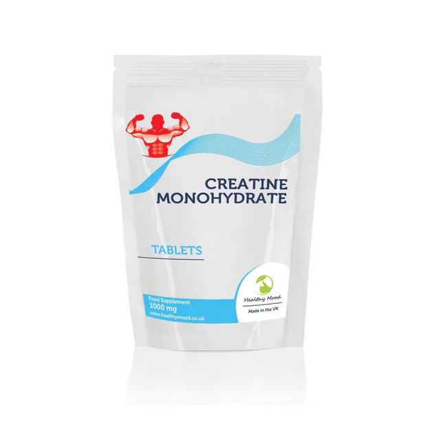Creatine Monohydrate 1000mg 30 Tablets Healthy Mood