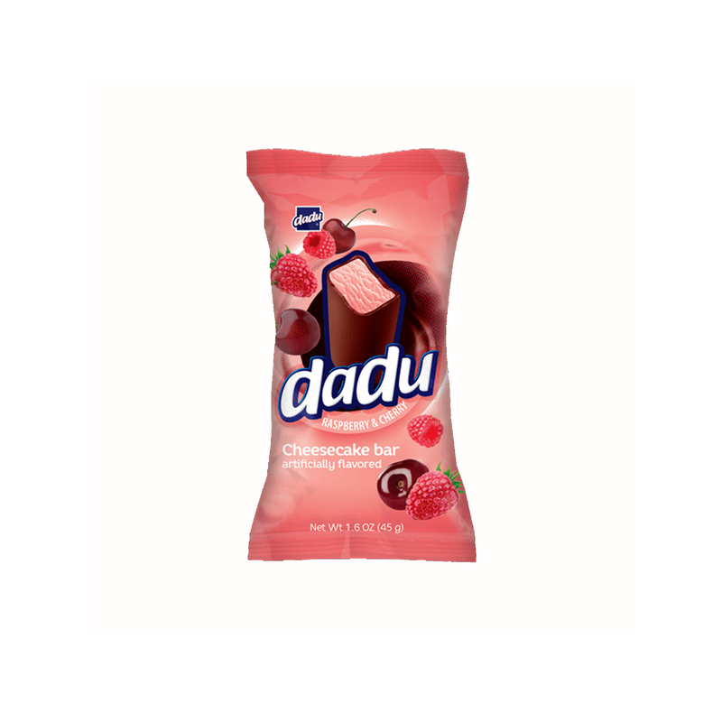 Raspberry and Cherry Cheesecake Bar Dadu 45g