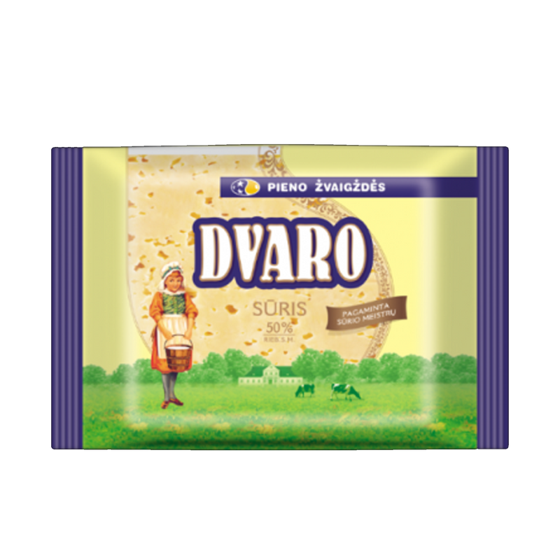 Dvaro Cheese 50% Fat 240g