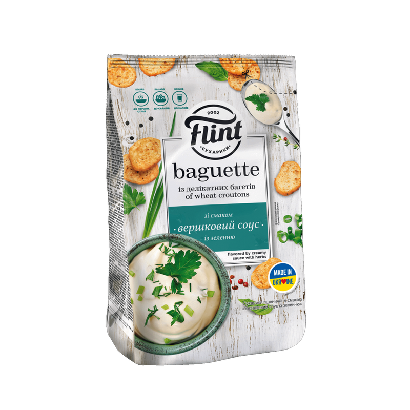 Wheat Crust With Creamy Sauce And Herbs Flint 90g